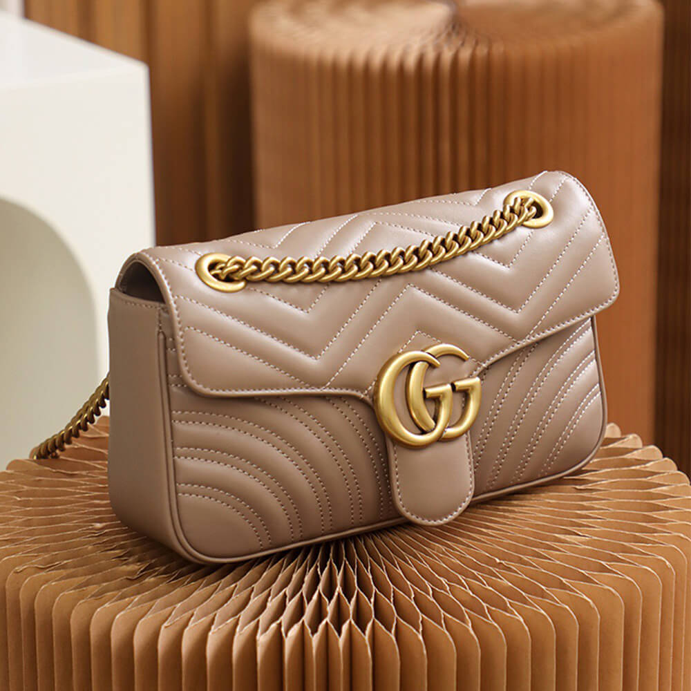 Gucci GG Marmont Small Matelassé Shoulder Bag